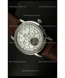 Patek Philippe Complications Tourbillon Japanese Replica Watch in Steel