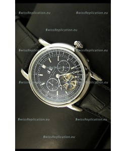 Patek Philippe Complications Tourbillon Japanese Replica Watch in Steel