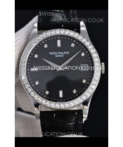 Patek Philippe Calatrava 5298 Round Diamonds Super Clone Watch 