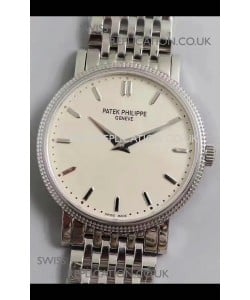 Patek Philippe Calatrava 5120G Stainless Steel White Dial Super Clone Watch 