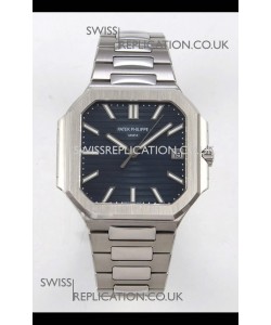 Patek Philippe Cubitus 7128 904L Steel Casing Black Dial Swiss Replica Watch