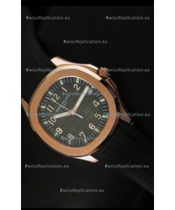 Patek Philippe Aquanaut Rose Gold in Grey Dial Watch - 1:1 Mirror Replica
