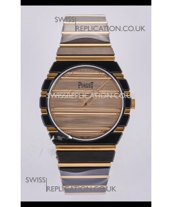 Piaget Polo 79 Two Tone Rose Gold/Black Casing 39MM Super Clone Watch 