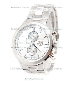 Tag Heuer Carrera Cal. 1887 Chronograph Japanese Watch in White Dial
