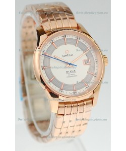 Omega Co Axial De Ville Hour Vision Swiss Replica Gold Watch
