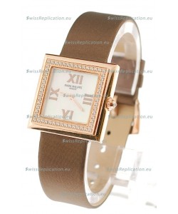 Patek Philippe Ladies Swiss Watch in White Dial