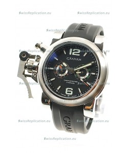 Graham Chronofighter Oversize Diver Japanese Replica Watch in Black Dial