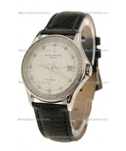 Patek Philippe Geneve Replica Watch in Diamond Bezel