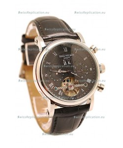 Patek Philippe Grand Complications Tourbillon Watch in Black Dial