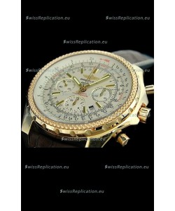 Breitling Bentley Swiss Replica Watch in White Dial