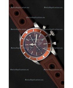 Breitling Superocean Swiss Replica Watch in Brown Dial