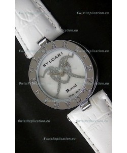 Bvlgari B.zerol Japanese Replica Quartz Watch in White Dial