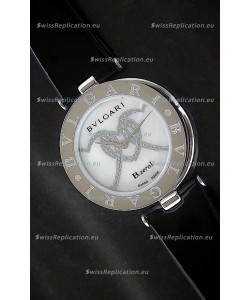 Bvlgari B.zerol Japanese Replica Quartz Watch in White Dial