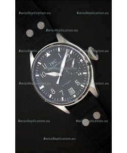 IWC Die Grosse Fliegeruhr Swiss Replica Watch in Brown Strap