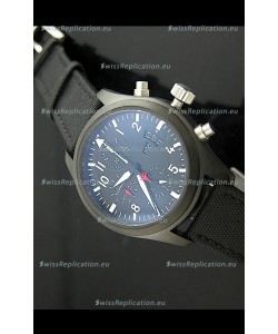 IWC Pilot Top Gun Automatic Swiss Replica Watch in Black PVD