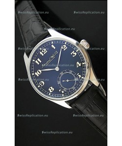 IWC Portuguese FA Jones Japanese Replica Watch in Black Dial