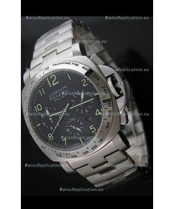 Panerai Luminor Daylight Watch in Steel Strap