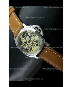 Panerai Luminor Skeleton Dial Swiss Watch