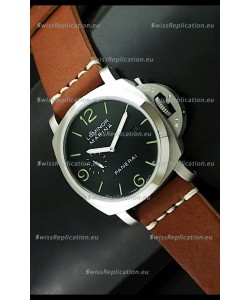 Luminor Panerai Japanese Replica Automatic Watch in Black Dial
