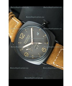 Panerai Radiomir PAM497 10 Days Japanese Replica Watch in PVD Case