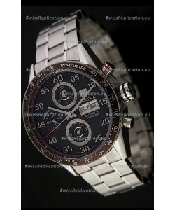 Tag Heuer Carrera Calibre 16 Japanese Watch in Brown Dial
