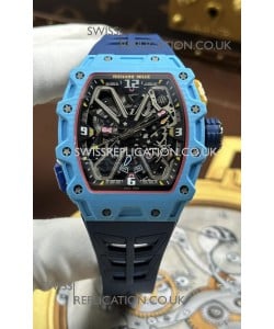 Richard Mille RM35-03 Rafael Nadal Edition Pastel Blue Quartz TPT Super Clone Watch 