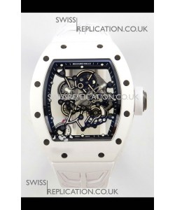Richard Mille RM055 FREE SPRUNG MVMNT White Ceramic Super Clone Watch 