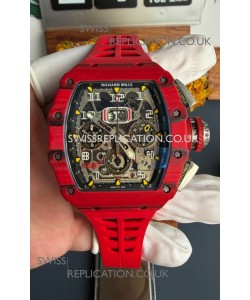 Richard Mille RM11-03 Red Carbon TPT Case Super Clone Watch 