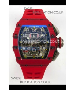 Richard Mille RM11-03 Red Carbon TPT Case Super Clone Watch 