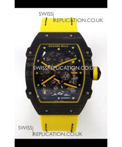 Richard Mille RM67-02 Black NTPT Velcro Strap CRMA7 Clone Movement 
