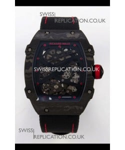 Richard Mille RM67-02 Black NTPT Velcro Strap CRMA7 Clone Movement 