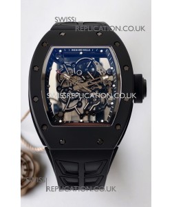 Richard Mille RM055 FREE SPRUNG MVMNT Black Ceramic Black Inner Bezel Super Clone Watch 