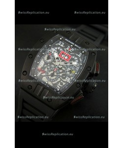 Richard Mille RM011 Filipe Massa Edition PVD Casing Swiss Replica Watch