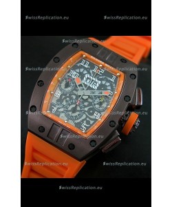 Richard Mille RM011 Filipe Massa PVD Casing Edition Swiss Replica Watch