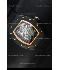 Richard Mille RM055 Bubba Watson Swiss Replica Watch in Golden Indexes