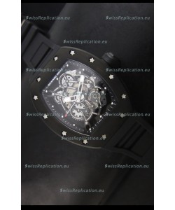 Richard Mille RM055 Bubba Watson Swiss Replica Watch in Black Indexes