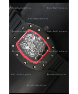 Richard Mille RM055 Bubba Watson Swiss Replica Watch in Red Indexes