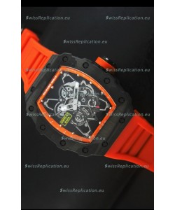 Richard Mille RM35-01 Rafael Nadal Edition Swiss Replica Watch in Orange Indexes