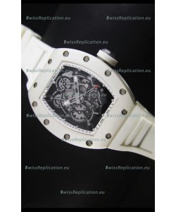 Richard Mille RM055 Bubba Watson Swiss Replica Watch in White