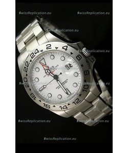 Rolex Explorer II Swiss Replica Automatic Black Steel Watch 43MM