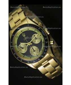 Rolex Daytona 6263 Cosmograph Black Dial in Gold Case