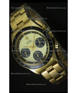 Rolex Daytona 6263 Cosmograph Gold Dial in Gold Case