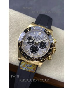 Rolex Daytona 126518 Yellow Gold Meteorite Dial FREE SPRUNG MVMNT Super Clone Watch 