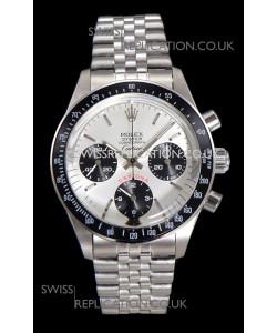 Rolex Daytona Paul Newman 37MM Cartier Edition Steel Dial Manual Wind Super Clone Watch 