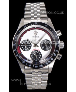 Rolex Daytona Paul Newman 37MM Tiffany & Co White Dial Manual Wind Super Clone Watch 