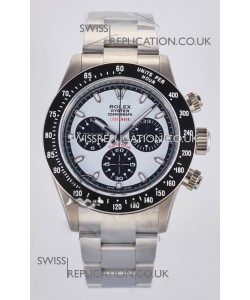 Rolex Daytona Paul Newman Label Noir Blue Dial Custom Modded 4130 Mvnt Swiss Replica