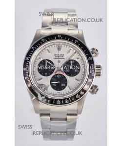Rolex Daytona Paul Newman Steel Dial Custom Modded 4130 Mvnt Swiss Replica