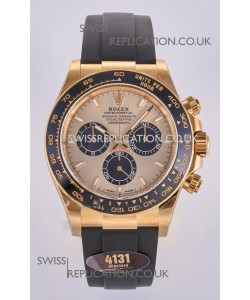 Rolex Daytona 126518 Gold Dial FREE SPRUNG MVMT Super Clone Watch 