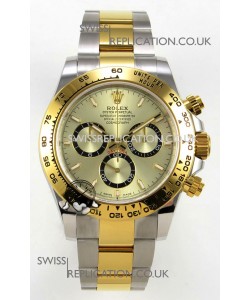 Rolex Daytona 126503 Two Tone Gold Dial FREE SPRUNG MVMT Super Clone Watch 