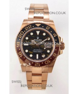 GMT Masters 126715CHNR Tiger Iron Dial Cal.3285 FREE SPRUNG MVMNT Super Clone 